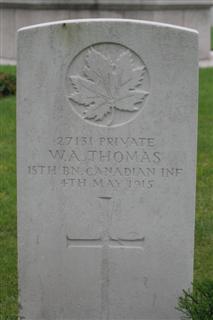 Private W.A.Thomas
